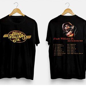 Hank Williams Jr 2023 Headlining Tour Western T Shirt 187